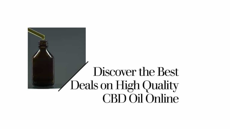 High Quality CBD Oil Online