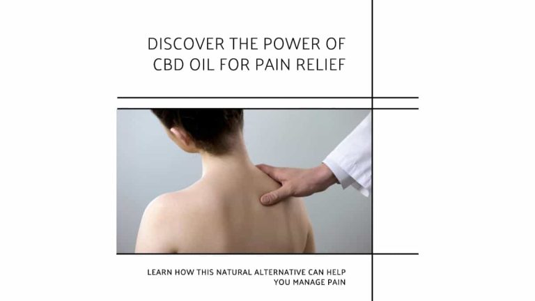 CBD Oil a Natural Alternative for Pain Management