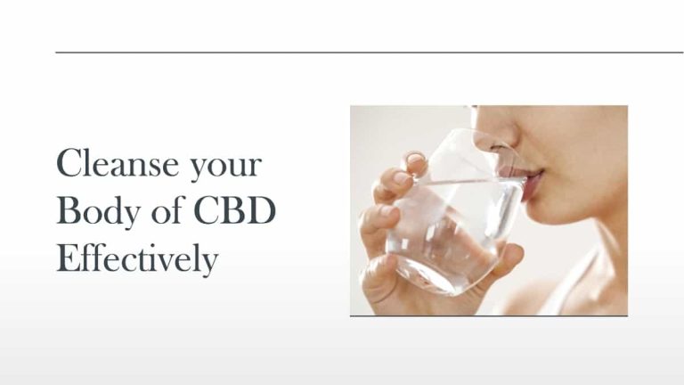 Cleanse your System of CBD Effectively