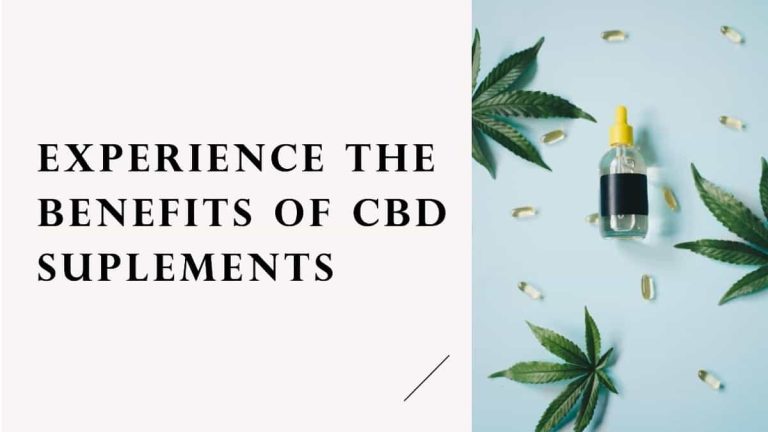 Benefits of CBD Supplements