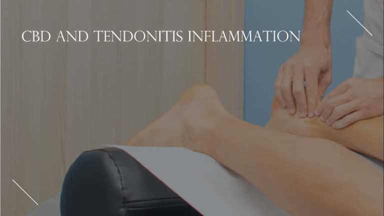 CBD and Tendonitis Inflammation