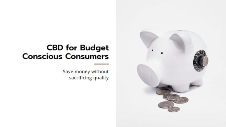 CBD for Budget Conscious Consumers