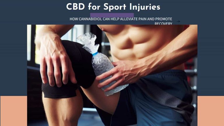 using CBD for sports injuries