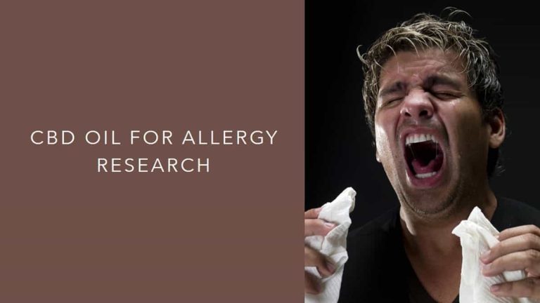 Research on CBD Oil and Allergies