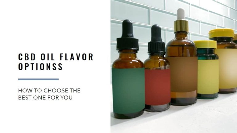 Variety of CBD Oil Flavor Options