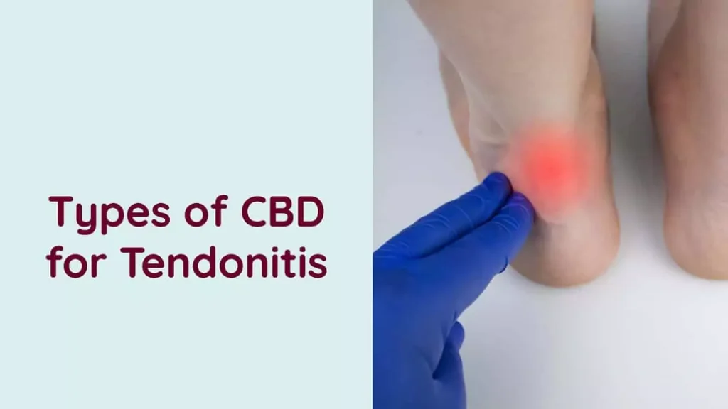 Types of CBD for Tendonitis