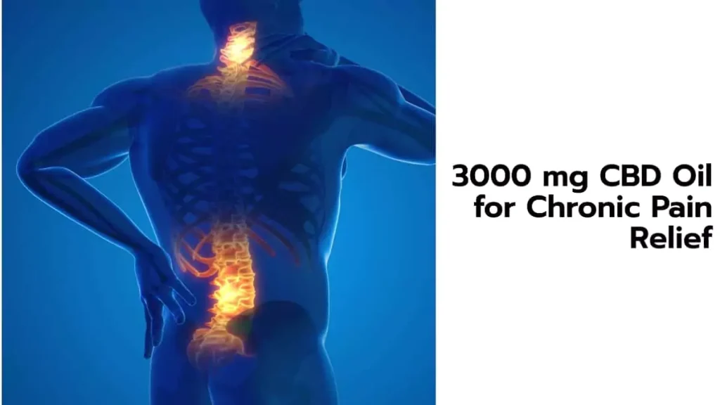 3000 mg CBD Oil for Chronic Pain Relief: Everything You Need to Know