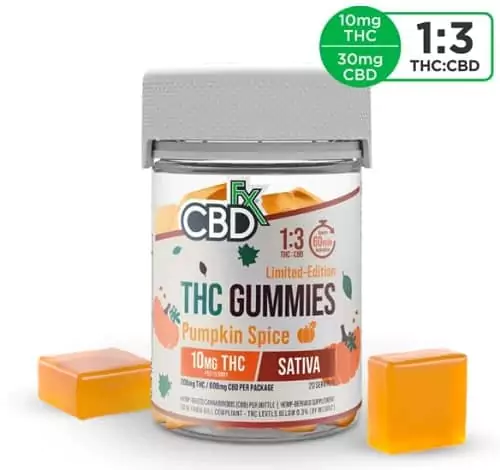 CBDFx Pumpkin Spice THC Gummies