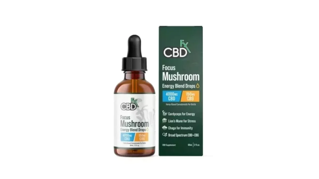 User Review of CBDFx Focus Blend Mushroom Tincture with CBG + CBD