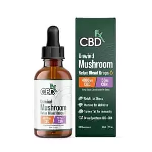 CBDFx Relax Blend Mushroom Tincture