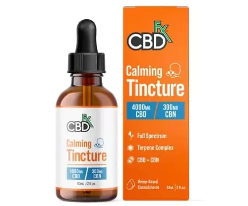 CBDfx Full Spectrum CBD Oil Tincture for Calming + CBN