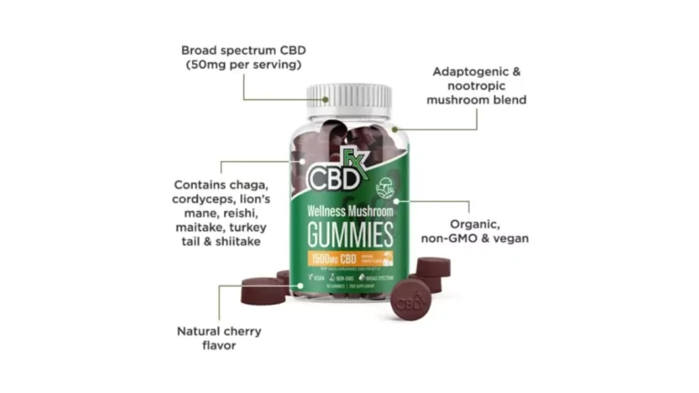 CBDfx CBD Gummies With Mushrooms