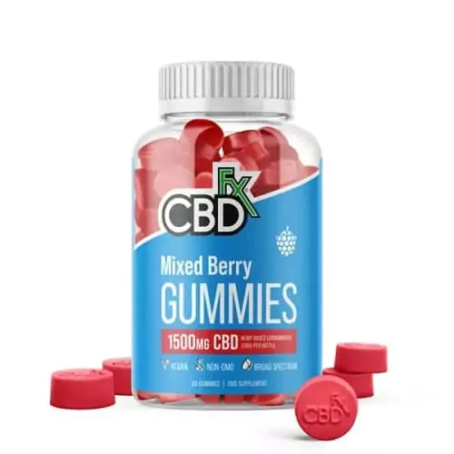 CBDfx Original CBD Gummies Mixed Berry