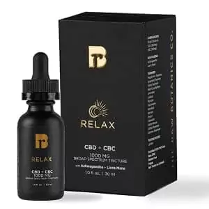 RELAX & Focus CBD & CBC Tincture by Raw Botanics