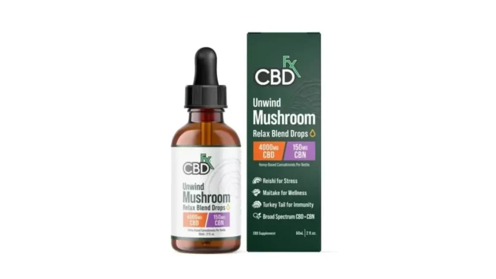 Review of CBDFx Relax Blend Mushroom Tincture + CBN + CBD: My Experience with the CBD Unwind Mushroom Relax Blend Drops